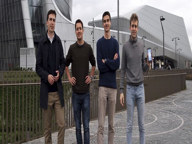 i quattro ideatori dell'app