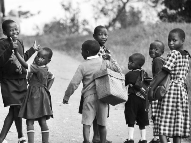 Uganda in bianco e nero