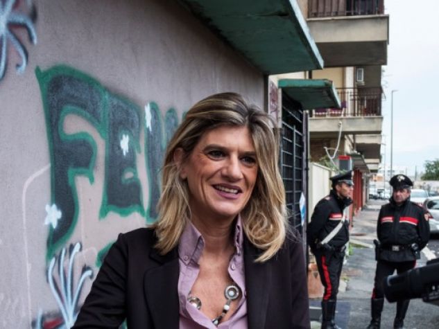 Federica Angeli in uno scatto del novembre 2017. 