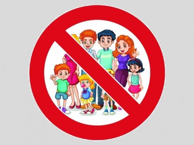 «Vietato l’ingresso ai bambini»