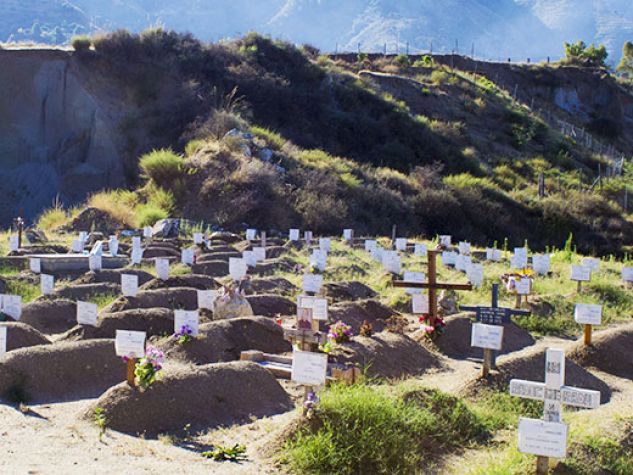 Cimitero migranti. Avvio Msa nazionale ottobre 2017.
