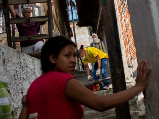 slum di Petare, a Caracas