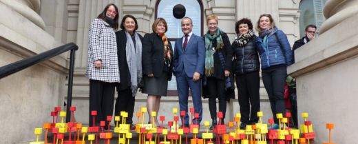Gli ideatori del progetto «Abi-Tanti», del Dipartimento Educazione del Castello di Rivoli.