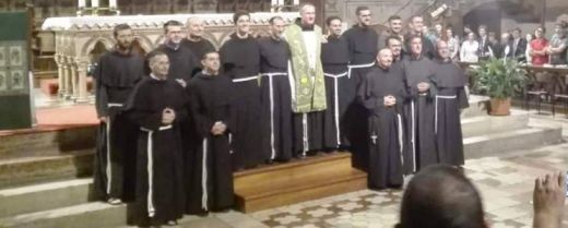 i novizi in Basilica inferiore ad Assisi