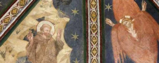 affresco di san Francesco stimmatizzato