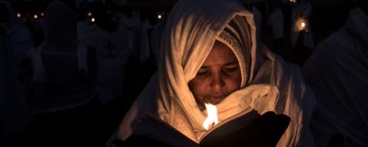 una cristiana copta nella notta del TImkat