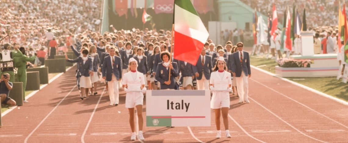 La rappresentativa italiana alle Olimpiadi di Los Angeles