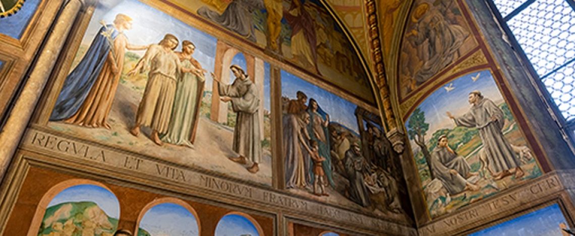 Con san Francesco in Basilica del Santo