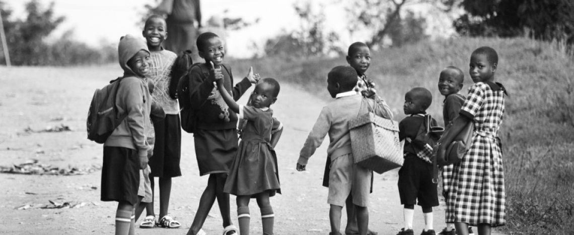 Uganda in bianco e nero