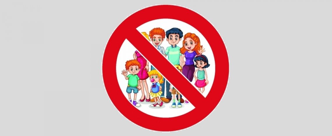 «Vietato l’ingresso ai bambini»