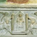 Lapide tombale di Bartolomea Scrovegni, nella Cappella di san Giacomo. - ARCHIVIO MSA