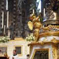 La reliquia del mento del Santo sull'altare della Basilica antoniana. - © Marco Sevarin