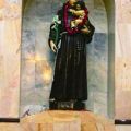 La statua del Santo, decorata da una tipica ghirlanda di gelsomino - Suleman Nazir
