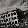 Posad-Pokrovs'ke, oblast di Cherson, Ucraina: scuola colpita dai bombardamenti russi. - © Ugo Lucio Borga