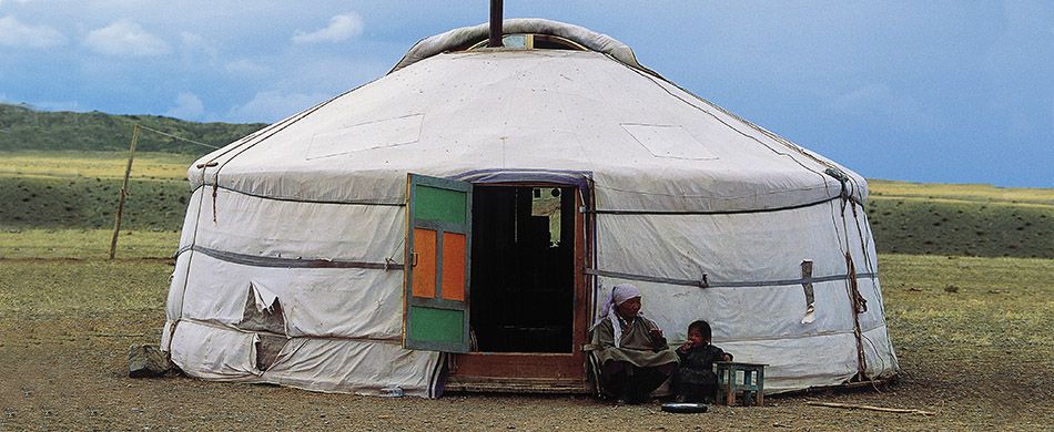 Ger, abitazione tradizionale della Mongolia