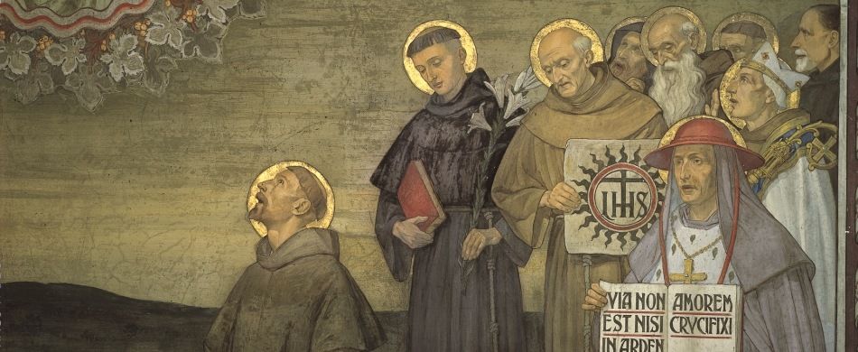 affresco santi francescani
