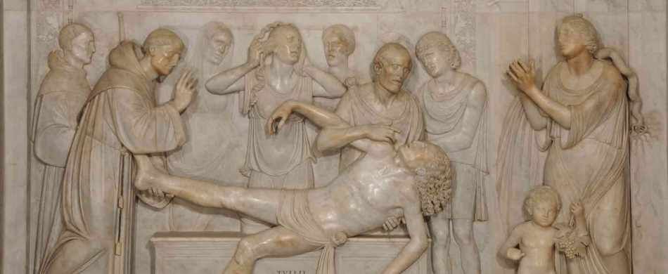 Il miracolo di sant’Antonio nell’altorilievo di Tullio Lombardo (1525). Padova, Basilica di Sant’Antonio, Cappella dell’Arca.