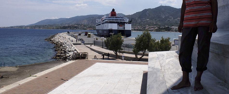Lesbo, porto di Mitilene