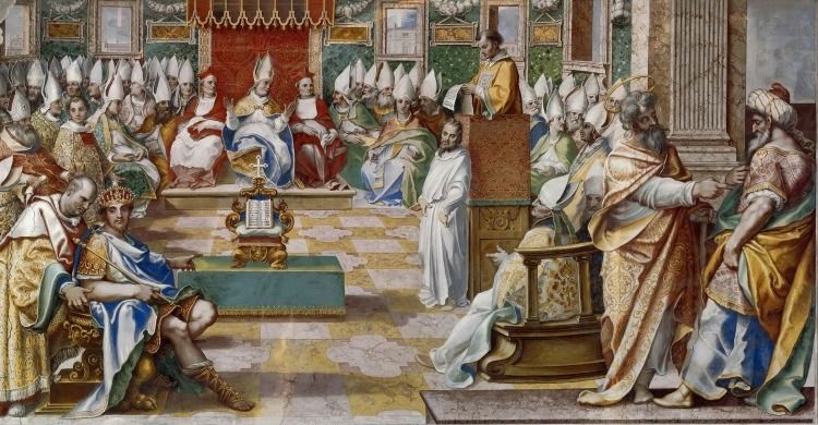 Cesare Nebbia, «Il primo concilio di Nicea», 1560 circa, Musei Vaticani, Roma.