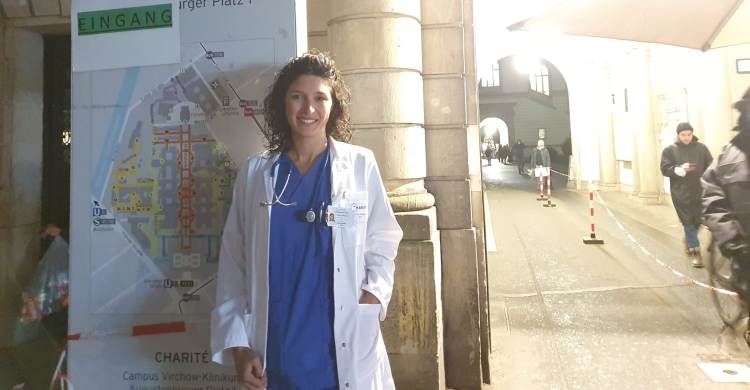 Lisa Cardellini, pediatra del prestigioso Ospedale della Charité di Berlino.